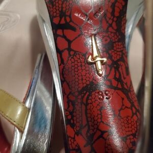 New Cesare Paciotti Chrome Heels